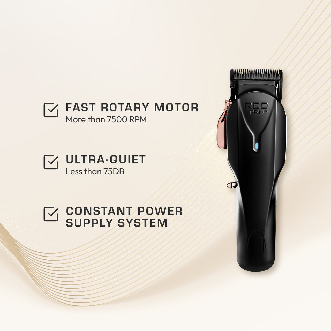 RED PRO Cordless Clipper