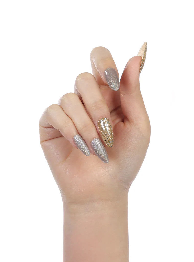 ABSOLUTE Glamify Yours Truly Press On Nails - Almond Long (#01-#08)