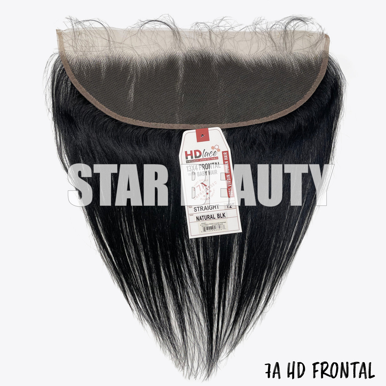 SENSATIONNEL 7A Bare & Natural 13X4 Frontal 100% Unprocessed Human Hair - Straight