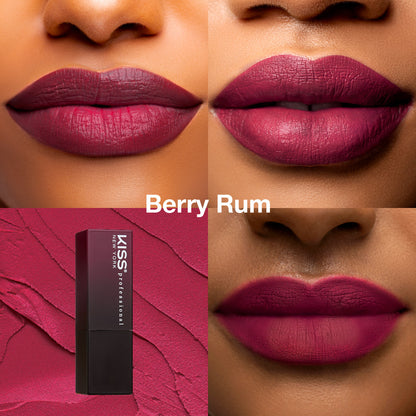 KISS New York Professional Richly Pigmented Satin Lipstick