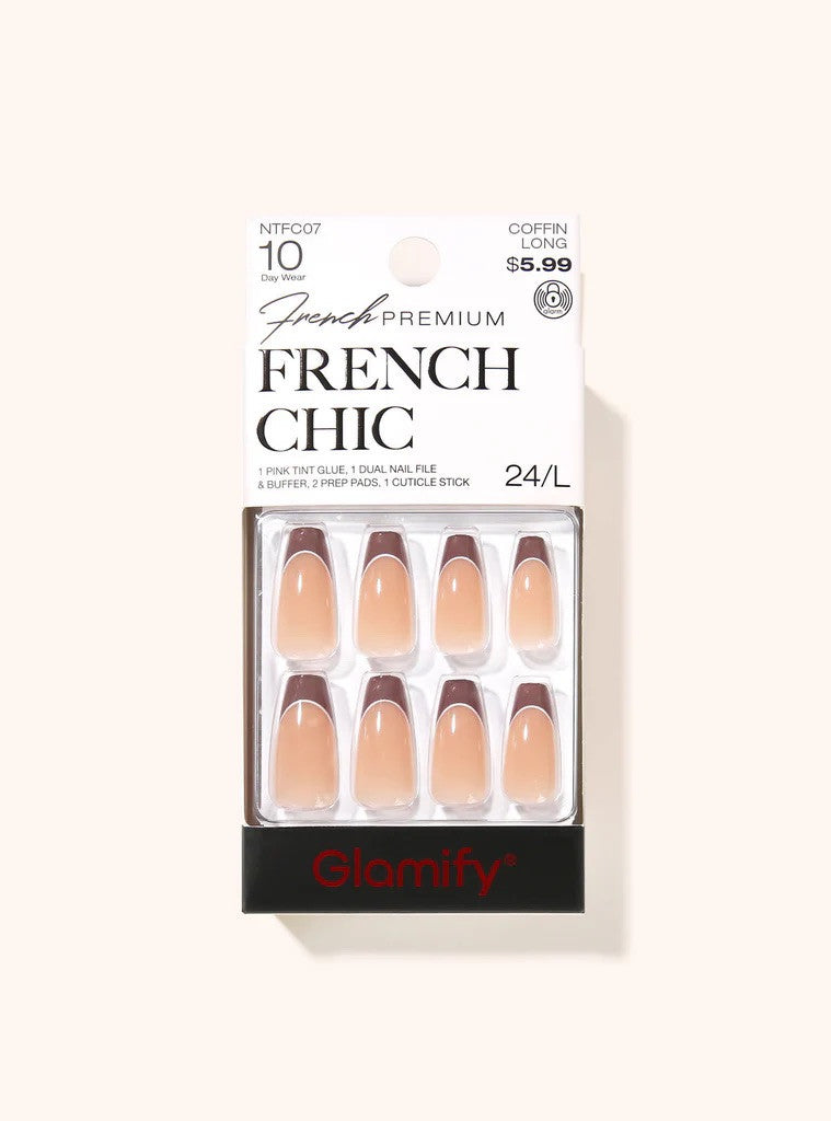 GLAMIFY French Chic Press On Nails