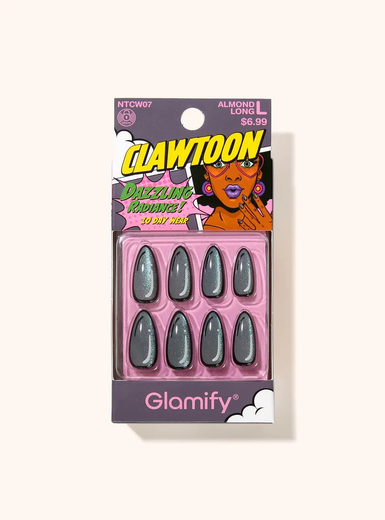 GLAMIFY Clawtoon Press On Nails - Almond Long
