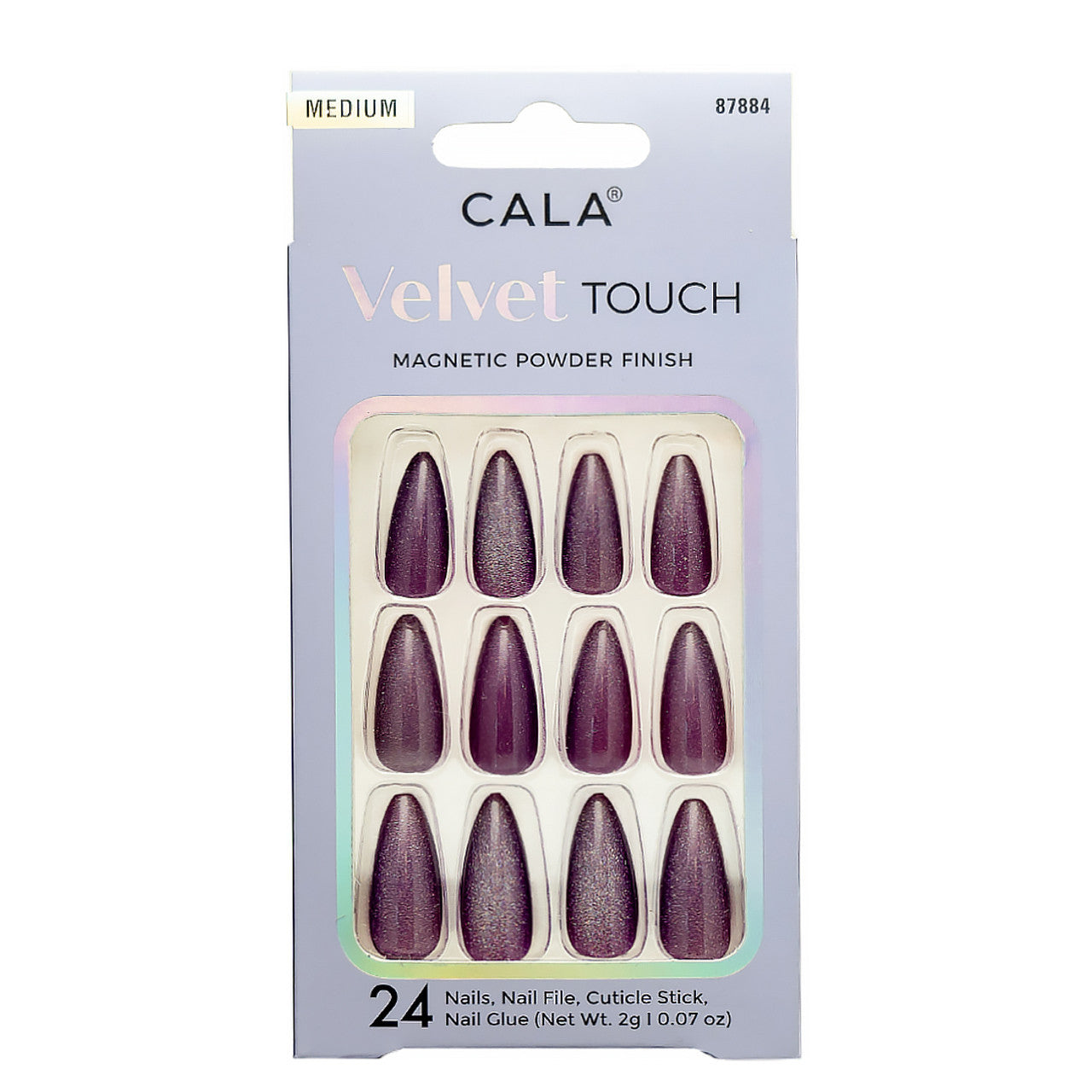 CALA Velvet Touch Coffin Nail - Purple Cateye