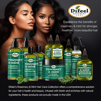 Difeel Rosemary & Mint Foaming Mousse (8oz)