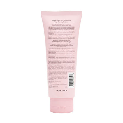 THE FACE SHOP Rice Water Bright Foaming Cleanser, Vegan (5oz)