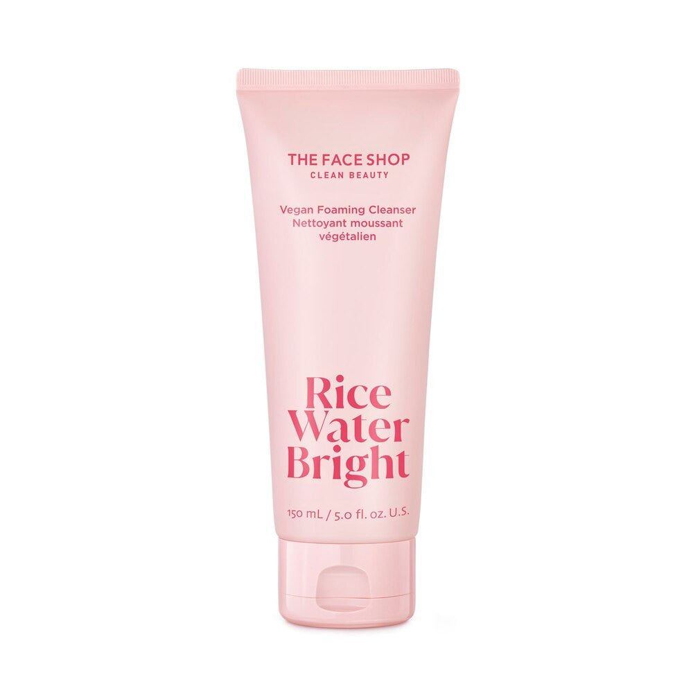 THE FACE SHOP Rice Water Bright Foaming Cleanser, Vegan (5oz)