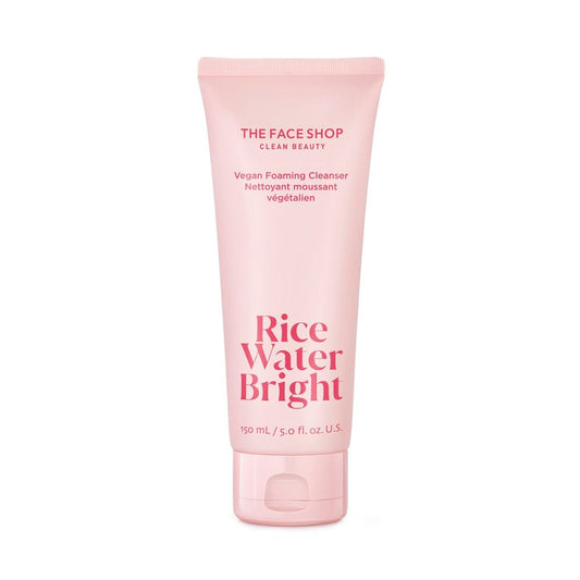 THE FACE SHOP Rice Water Bright Foaming Cleanser, Vegan (5oz)