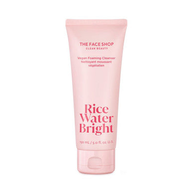 THE FACE SHOP Rice Water Bright Foaming Cleanser, Vegan (5oz)