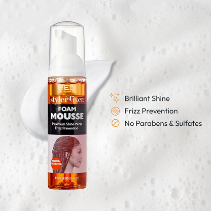 RED Styler Fixer Maximum Shine Wrap Form Mousse