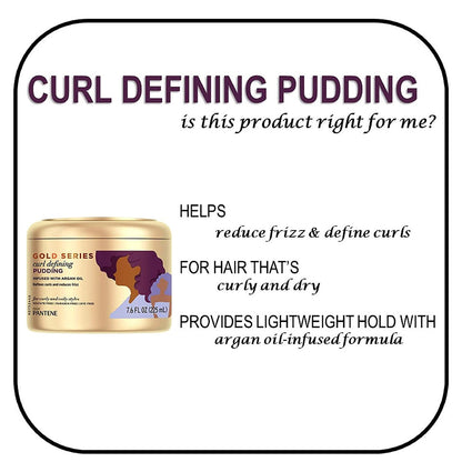 PANTENE Pro-V Gold Series Curl Defining Pudding