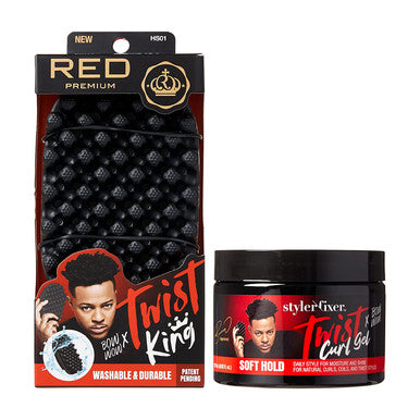 KISS Premium Twist Gel and Twist Brush Combo