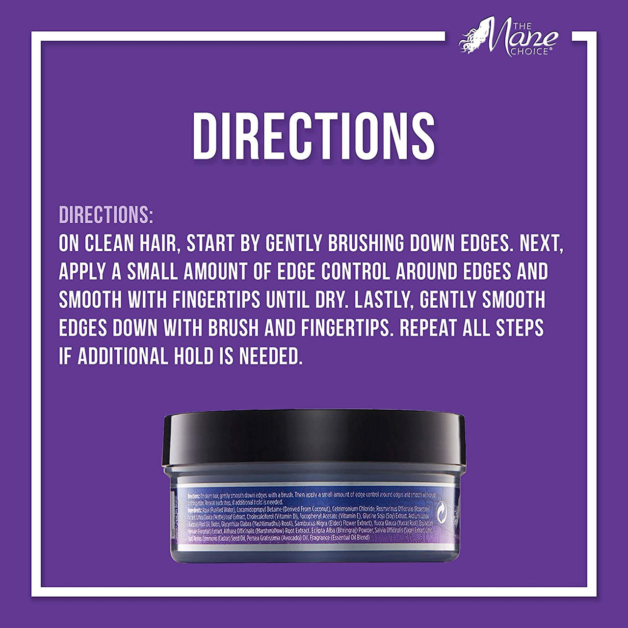 The Mane Choice The Alpha Laid Back Effortlessly Edge Control