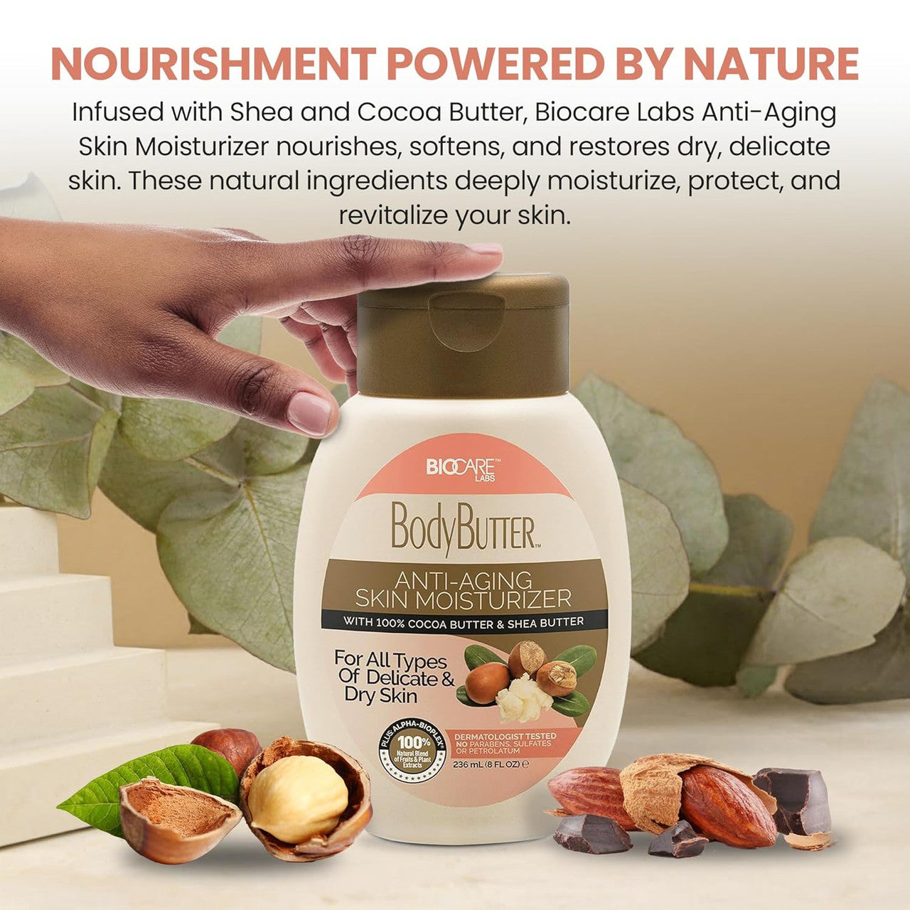 Biocare Body Butter with Cocoa Butter & Shea Butter (8oz)