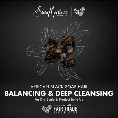 Shea Moisture African Black Soap Bamboo Charcoal Balancing Conditioner