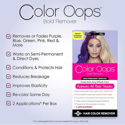 Color Oops  Bold Remover Kit (2 Applications)