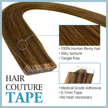 Hair Couture 100% Human Remy Hair Tape-In Extension