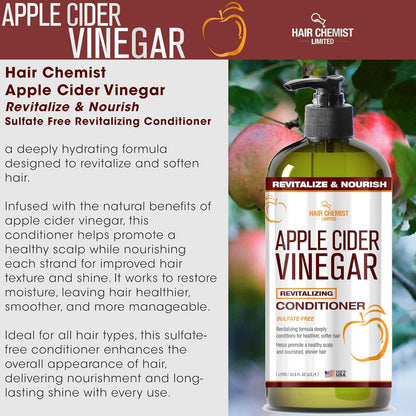 HAIR CHEMIST Apple Cider Vinegar Revitalizing Conditioner (33oz)