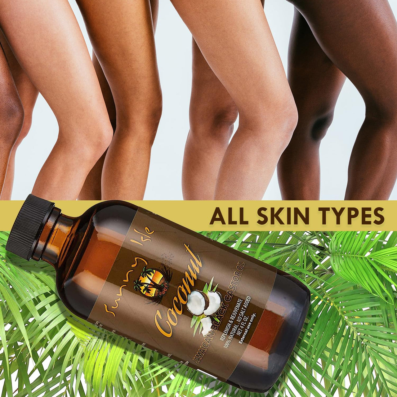 Sunny Isle Jamaican Black Castor Oil - Coconut Oil (4oz)
