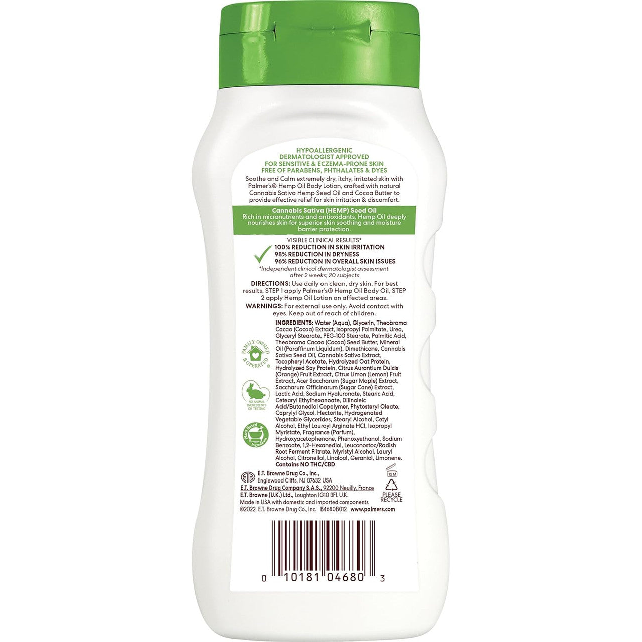 Palmers Hemp Oil Calming Relief Body Lotion (8 oz)