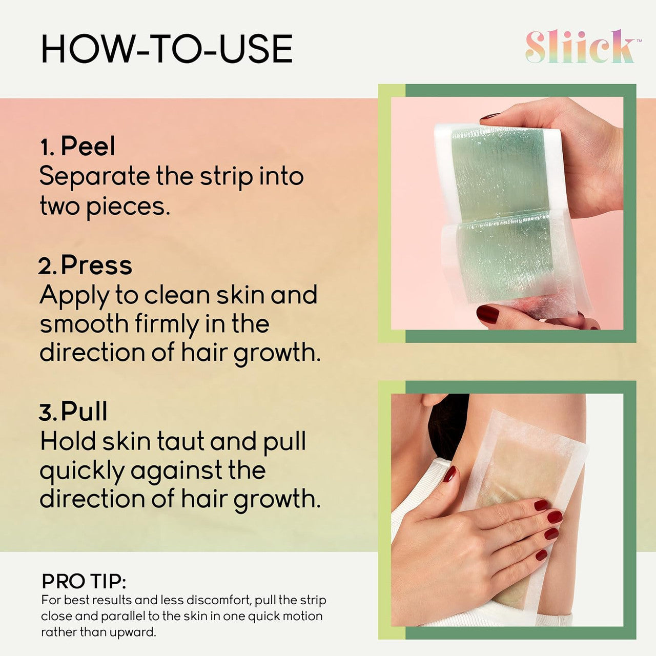 SLIICK Ready-to-Use Wax Strips (40 CT) - product image 4