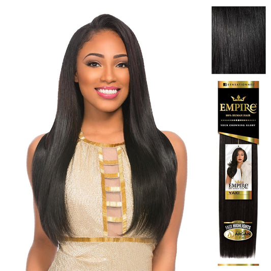 SENSATIONNEL 100% Human Hair Empire Yaki