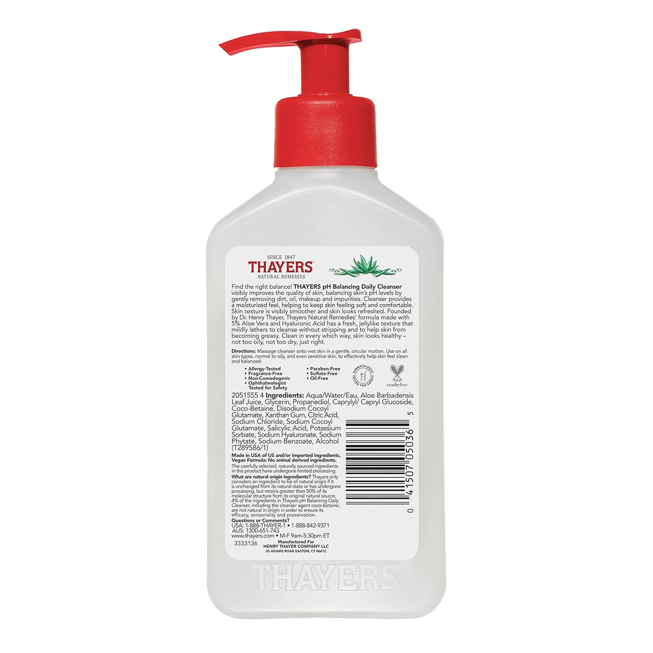 THAYERS pH Balancing Daily Cleanser (8oz)