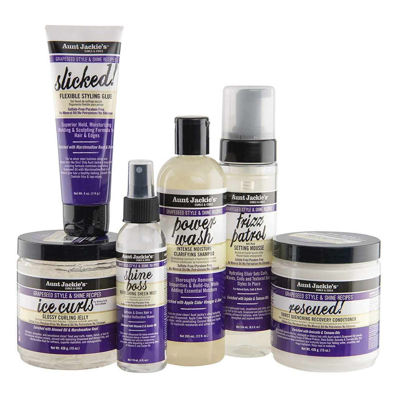 Aunt Jackie's Grapeseed Power Wash Shampoo
