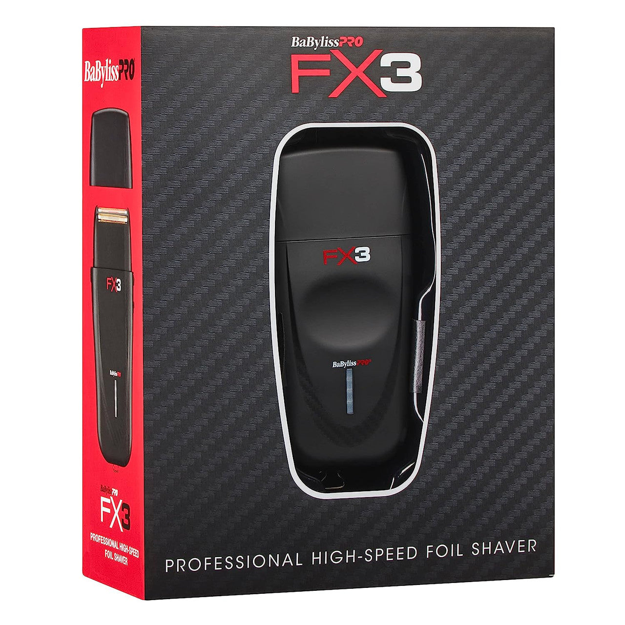 BaBylissPRO FX3 Professional High Speed Foil Shaver (Black)