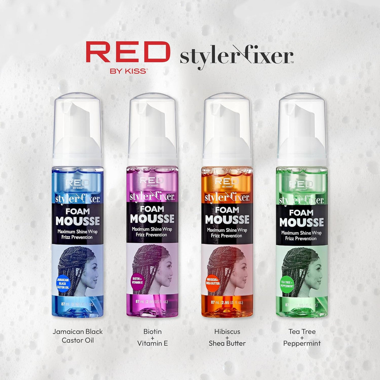 RED Styler Fixer Maximum Shine Wrap Form Mousse