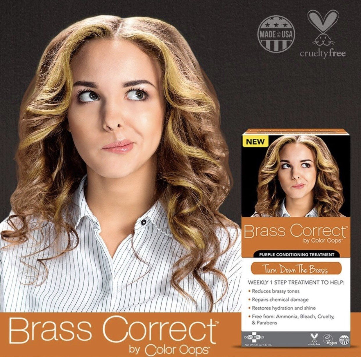 Color Oops Brass Correct Purple Deep Conditioning Hair Treatment