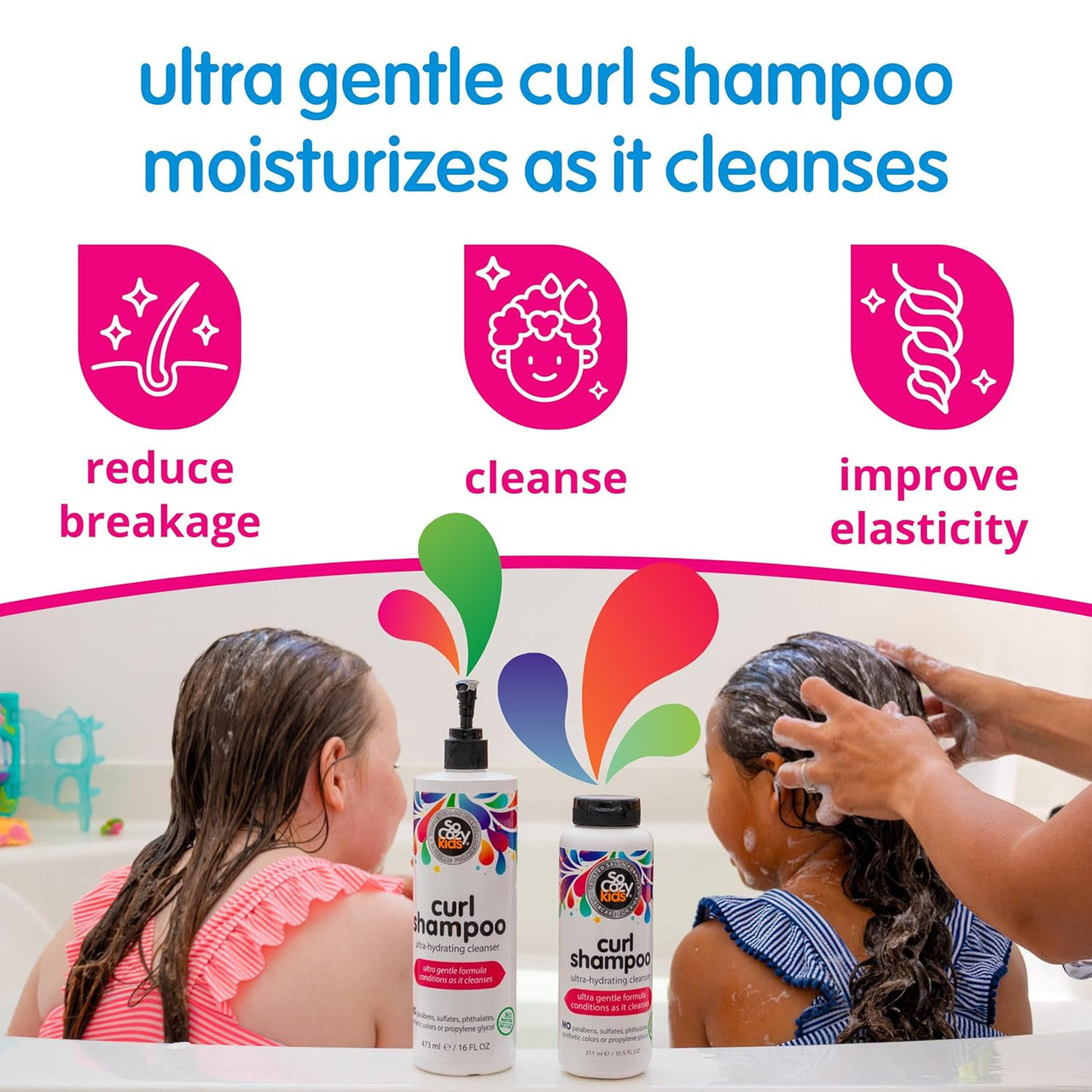 SO COZY Curl Shampoo Ultra Hydrating Cleanser for Kids (10.5oz)