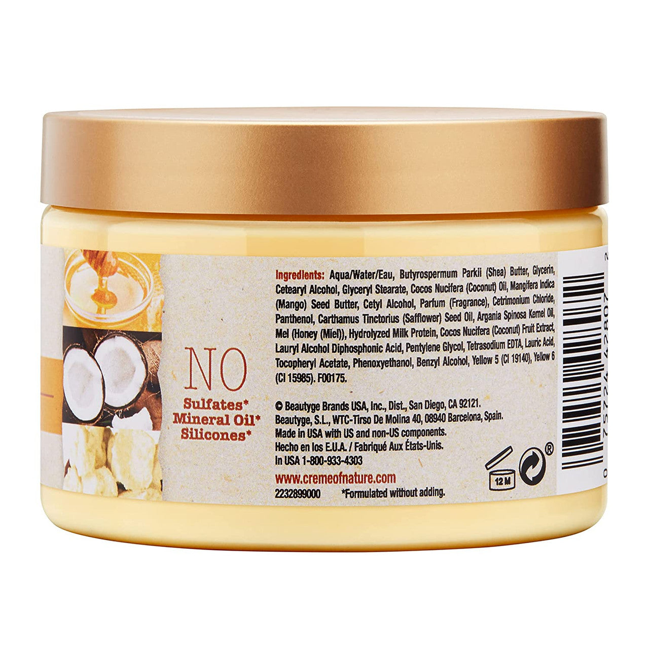 Creme of Nature Pure Honey Moisture Whip Twisting Cream
