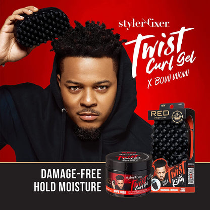 KISS Premium Twist Gel and Twist Brush Combo