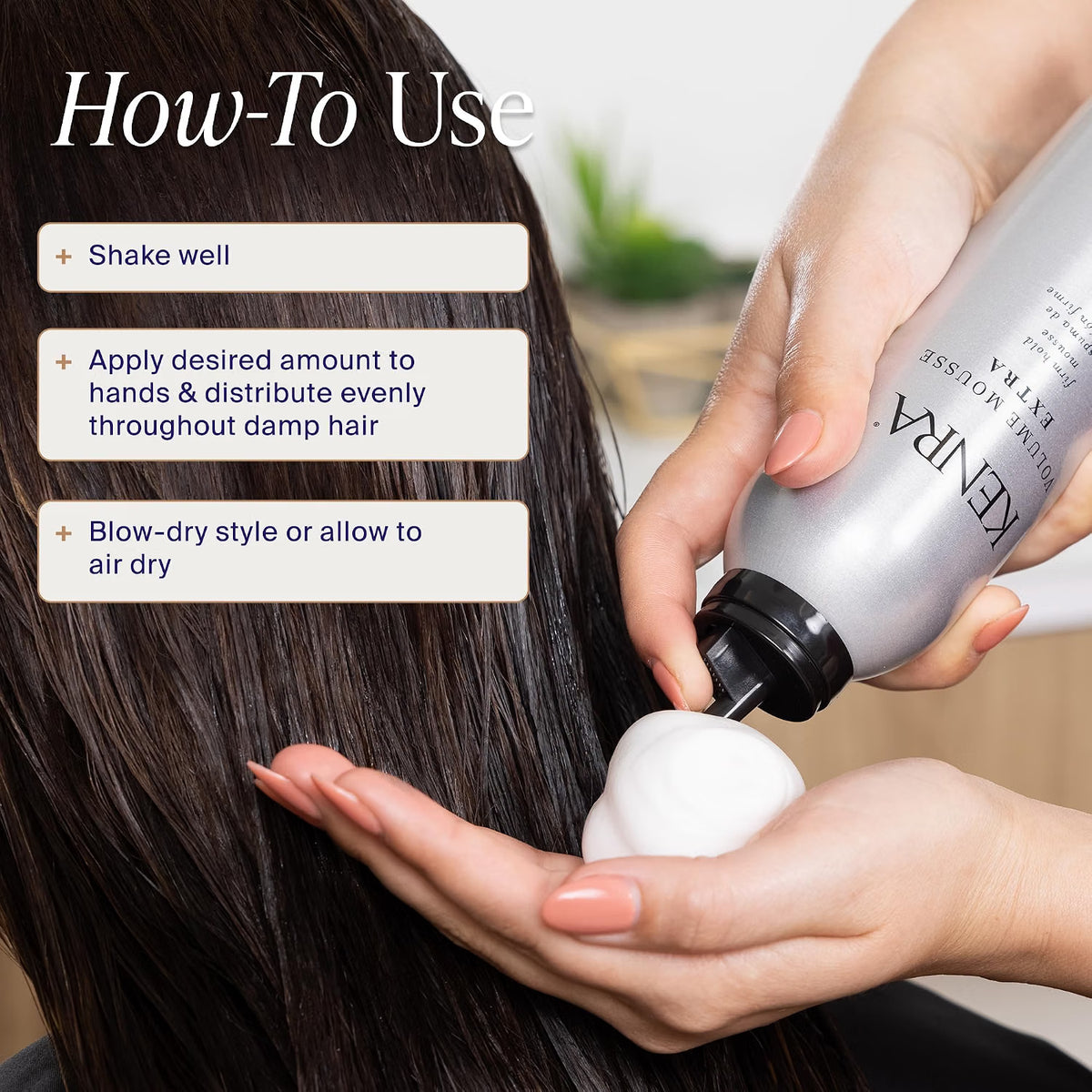 KENRA Professional Volume Mousse Extra 17 Firm Hold (8oz)
