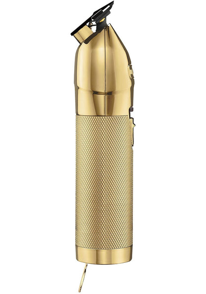 BaBylissPRO GOLDFX Professional Outlining Trimmer & Electric Razor with Black DLC Blade FX787GDB