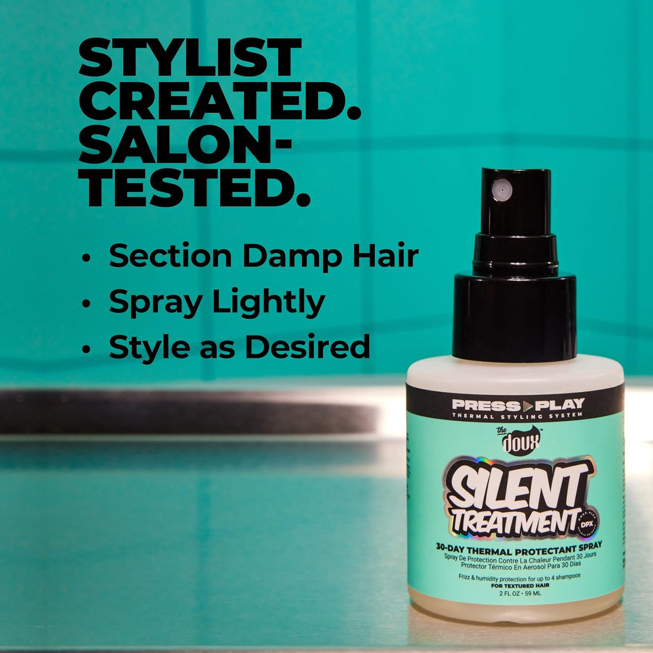 The Doux Silent Hair Treatment 30-Day Humidity Spray (2 oz)