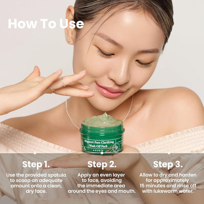 AXIS-Y Mugwort Pore Clarifying Wash Off Pack (3.38oz)
