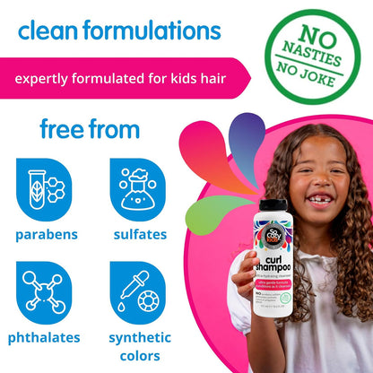 SO COZY Curl Shampoo Ultra Hydrating Cleanser for Kids (10.5oz)