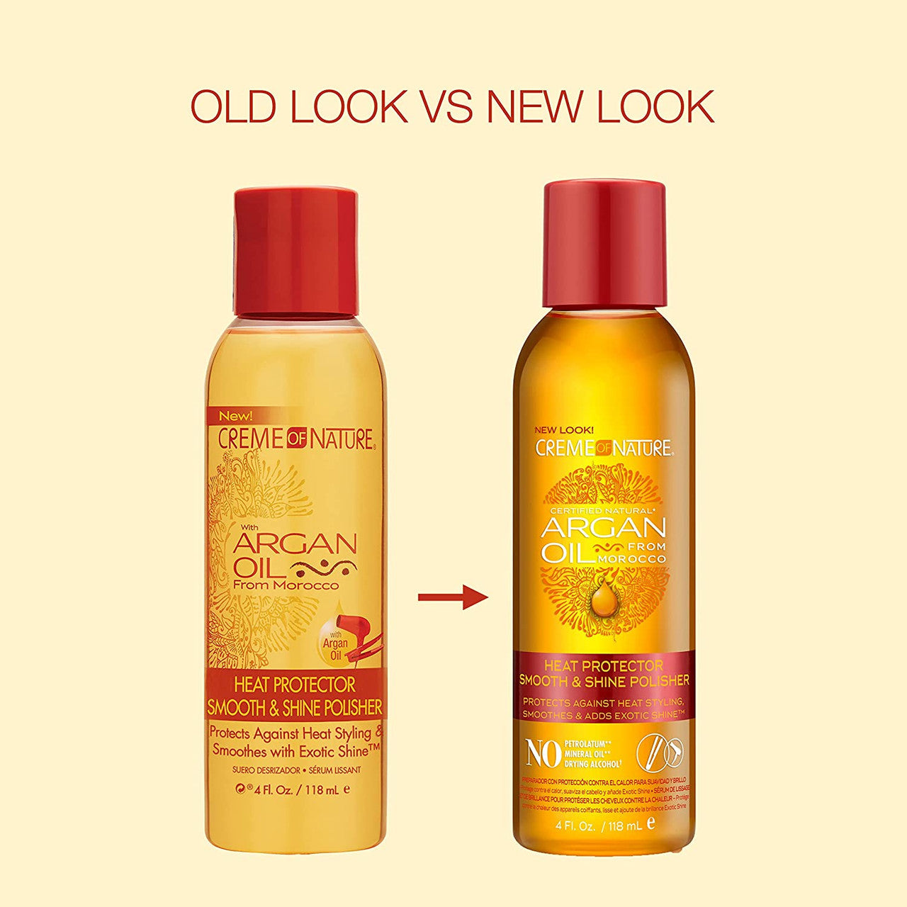 Creme Of Nature Argan Oil Heat Protector Smooth & Shine Hair Polisher