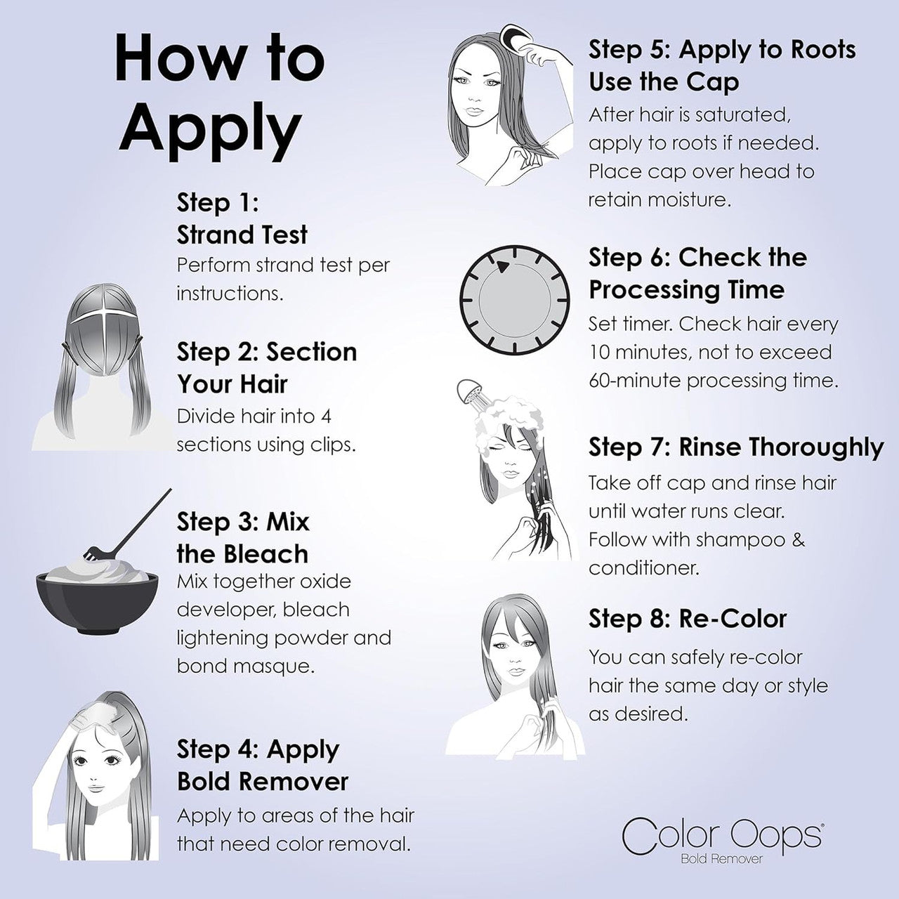 Color Oops  Bold Remover Kit (2 Applications)