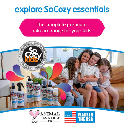 SO COZY Detangler & Leave In Conditioner Spray for Kids (8oz)
