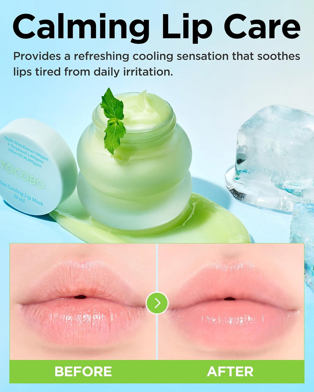 TOCOBO Mint Cooling Lip Mask  (20ml)