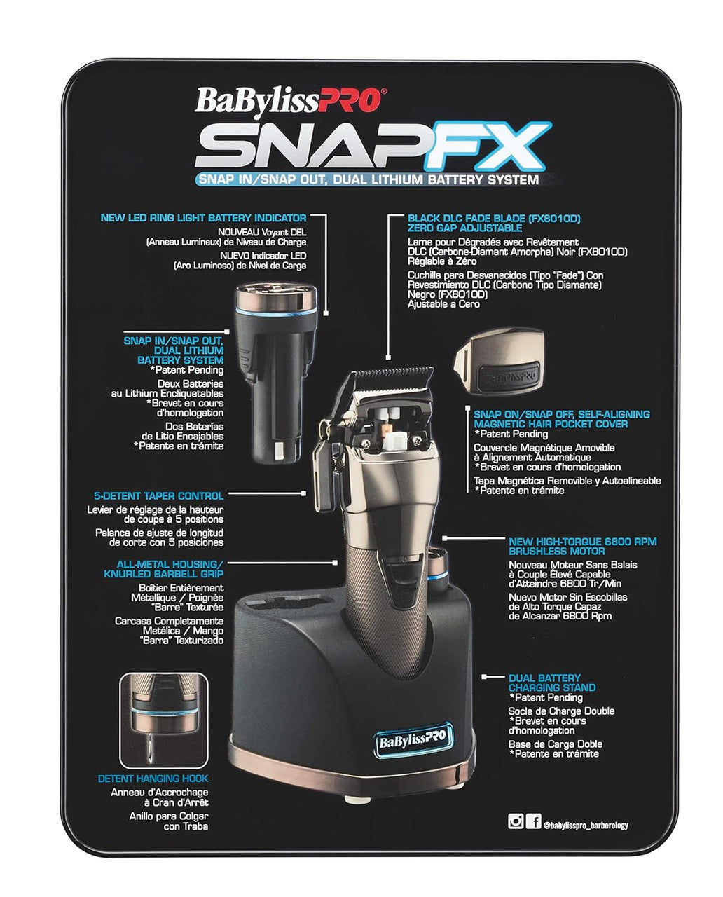 BaBylissPRO SNAPFX Clipper