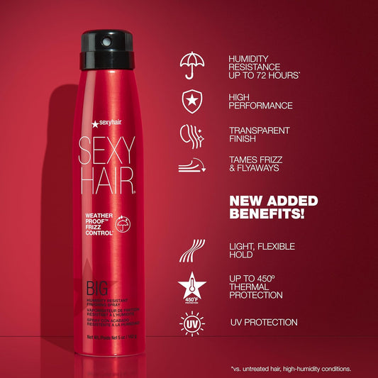 SEXY HAIR  SexyHair Big Weather Proof Frizz Control Finishing Spray (5 oz)