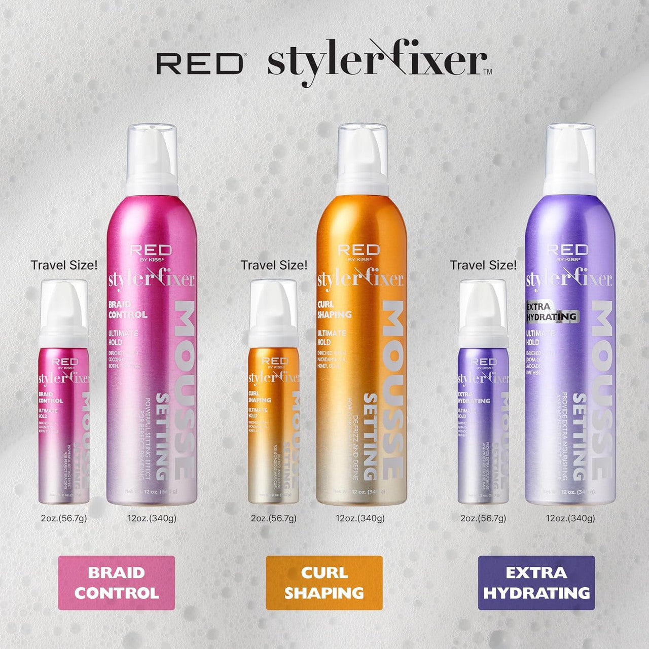 RED Styler Fixer Setting Mousse