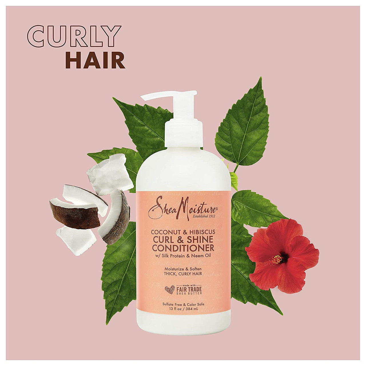 Shea Moisture Coconut & Hibiscus Curl & Shine Conditioner