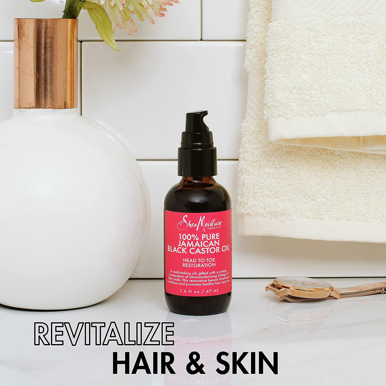 SheaMoisture 100% Pure Jamaican Black Castor Oil (1.8 oz)