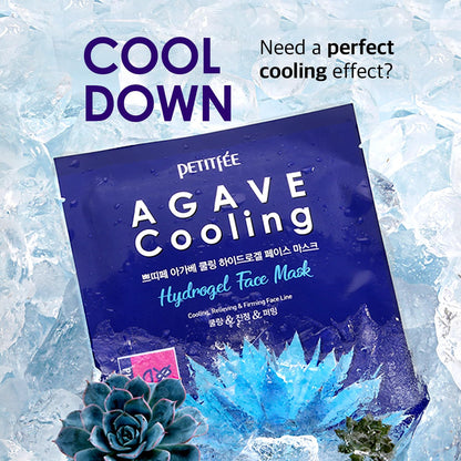PETITFEE Agave Cooling Hydrogel Face Mask (1Sheet)