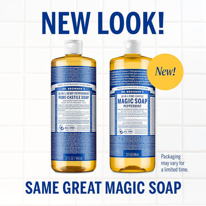 Dr. Bronner's Organic Pure Castile Liquid Soap