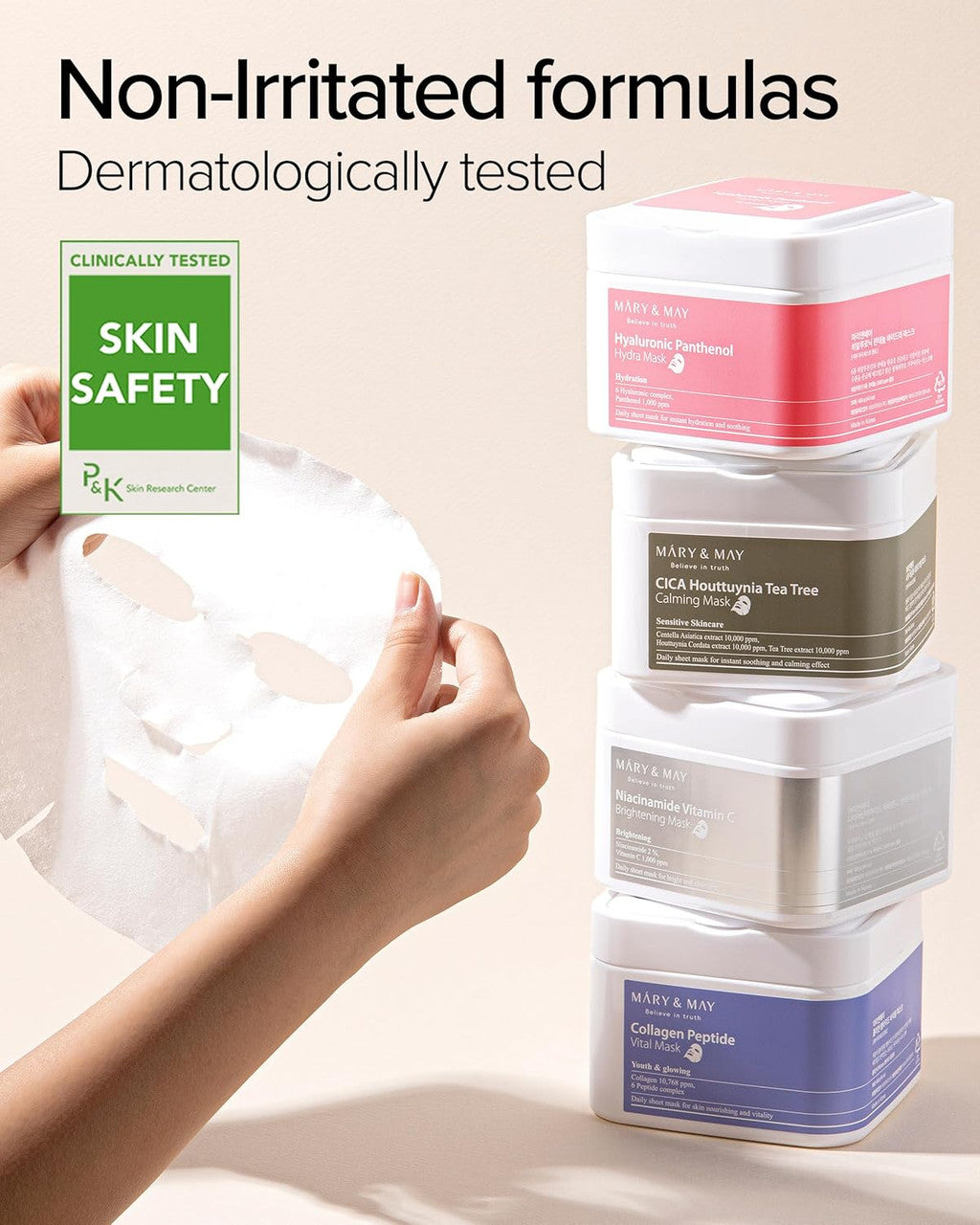 MARY & MAY Niacinamide Vitamin C Mask (30Sheets)
